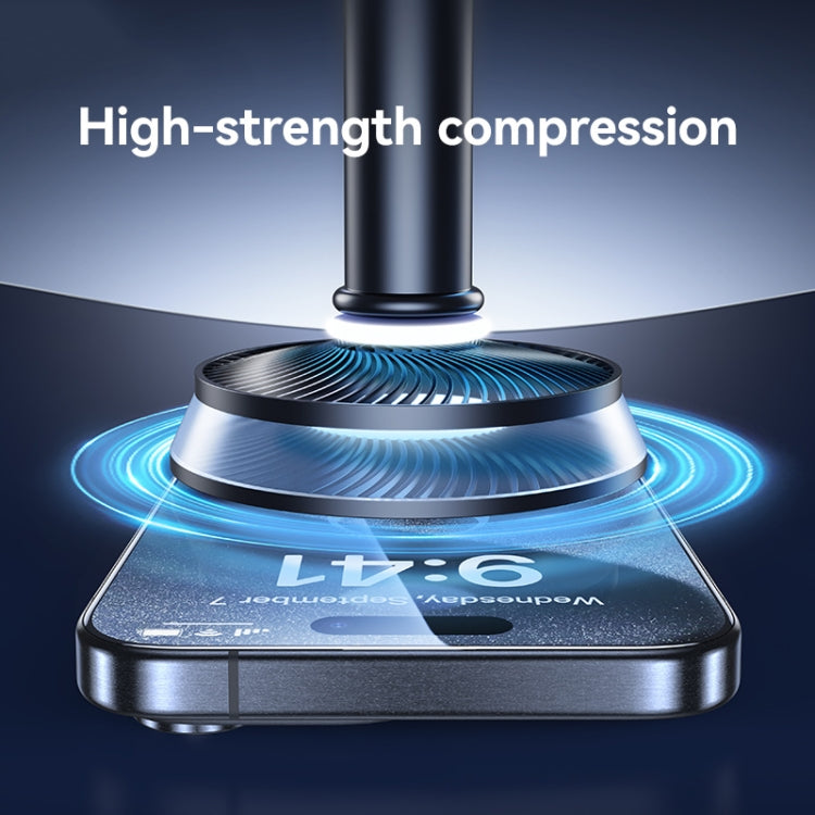 Frendorf | Für iPhone 16 Plus USAMS 0.3mm 9D Hochalumina Vollbild gehärtete Folie (Schwarz)