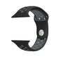 Frendorf | Für Apple Watch Series 7 41mm / 6 & SE & 5 & 4 40mm / 3 & 2 & 1 38mm Sport Silikon-Uhrenarmband Standard Edition (Schwarz Grau)