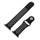 Frendorf | Für Apple Watch Series 7 41mm / 6 & SE & 5 & 4 40mm / 3 & 2 & 1 38mm Sport Silikon-Uhrenarmband Standard Edition (Schwarz Grau)