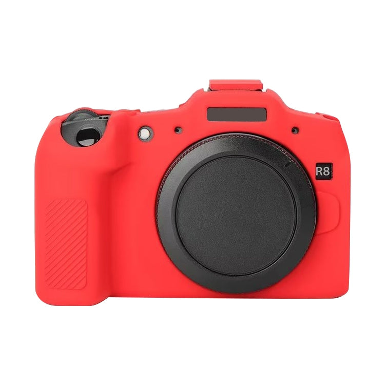 Frendorf | Für Canon EOS R8 Soft Silicone Schutzhülle (Rot)