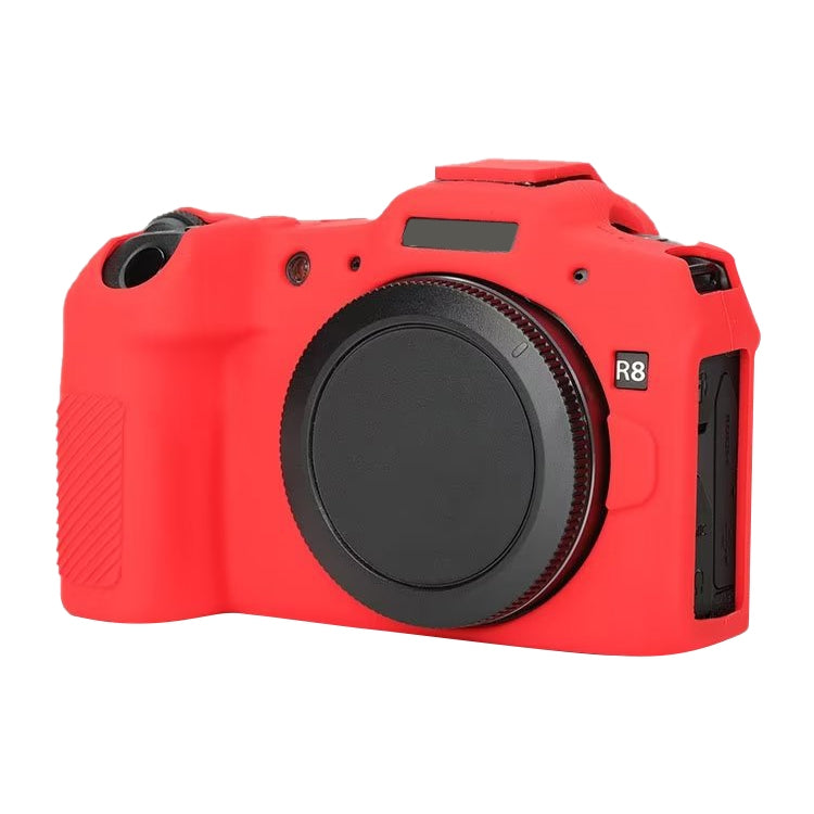 Frendorf | Für Canon EOS R8 Soft Silicone Schutzhülle (Rot)