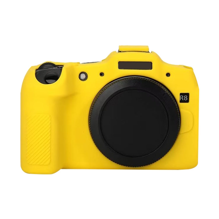 Frendorf | Voor Canon EOS R8 Zachte Siliconen Beschermcase (Geel)