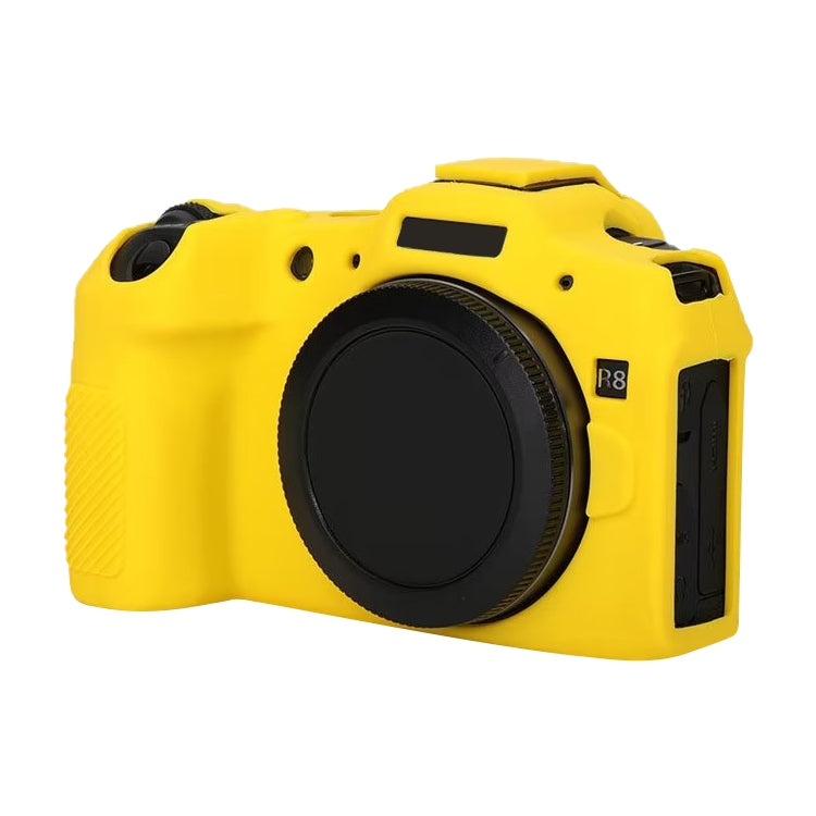 Frendorf | Voor Canon EOS R8 Zachte Siliconen Beschermcase (Geel)