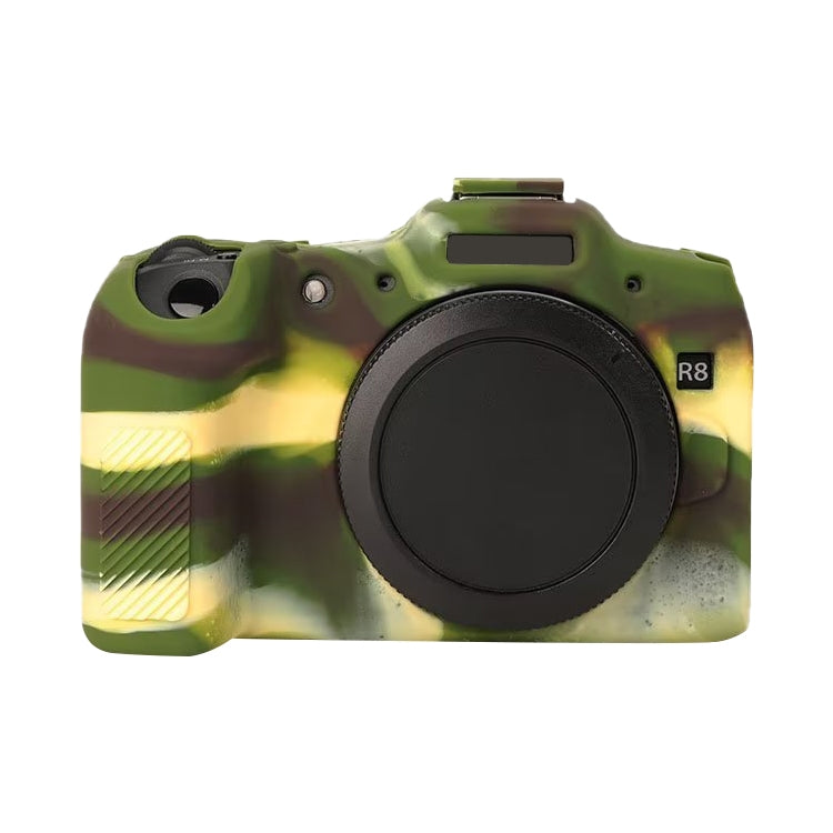 Frendorf | Voor Canon EOS R8 Zachte Siliconen Beschermhoes (Camouflage)
