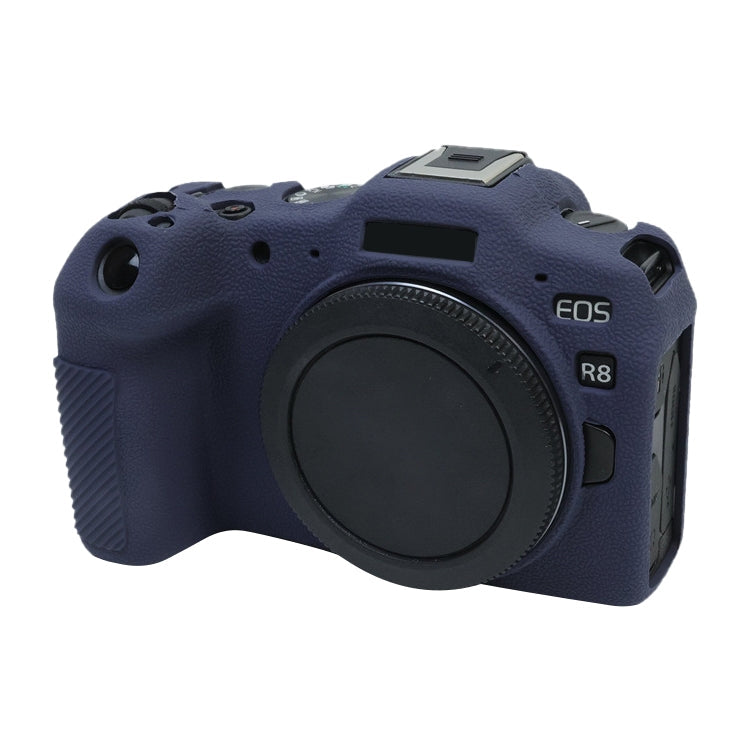 Frendorf | Für Canon EOS R8 Weiche Silikon Schutzhülle (Dunkelblau)