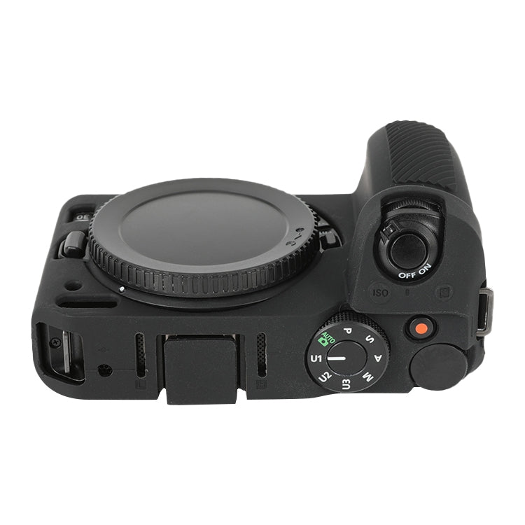 Frendorf | Voor Nikon Z 30 Zachte Siliconen Beschermhoes met Lensdop (Zwart)