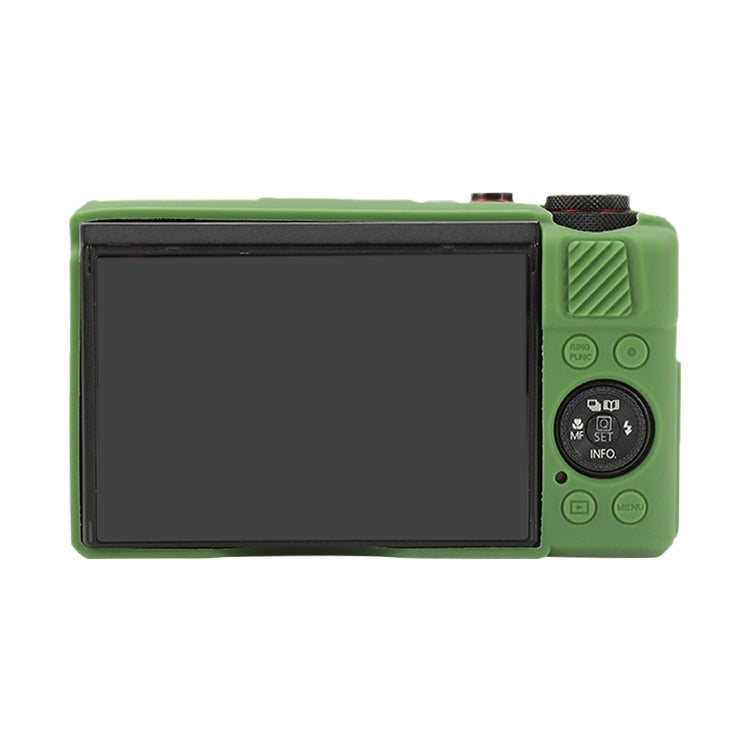 Frendorf | Für Canon PowerShot G7 X Mark II / G7X2 Weiche Silikon-Schutzhülle mit Objektivdeckel (Grün)