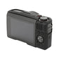 Frendorf | Für Canon PowerShot G7 X Mark II / G7X2 Weiche Silikon-Schutzhülle mit Objektivdeckel (Schwarz)