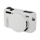 Frendorf | Voor Canon PowerShot G7 X Mark II / G7X2 Zachte Siliconen Beschermhoes met Lensdeksel (Wit)