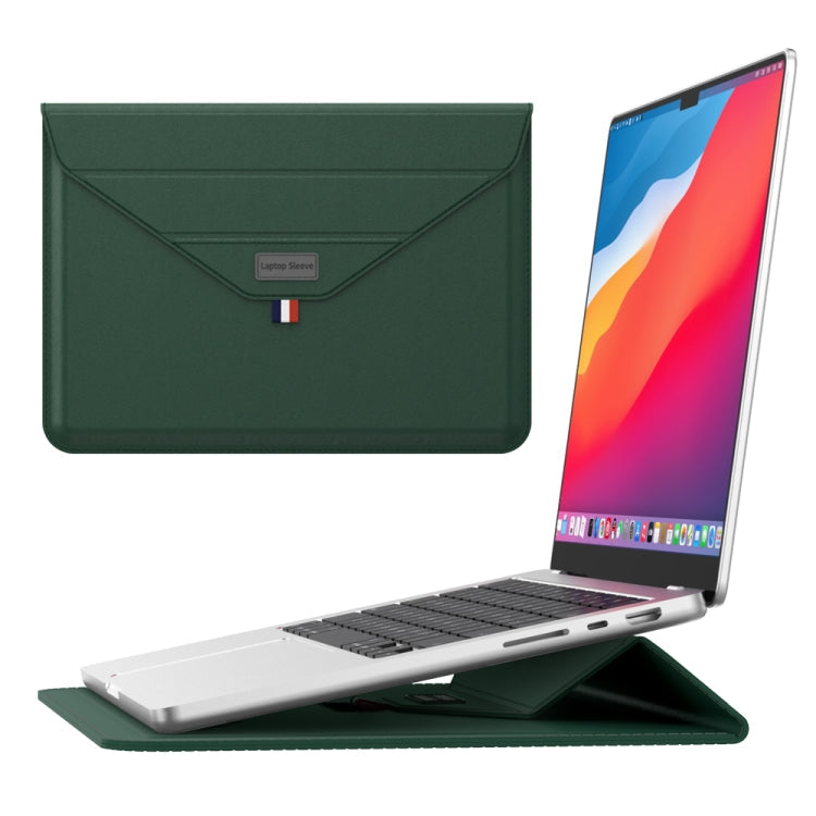 Frendorf | Für 15,4/15,6/16,1 Zoll Envelope Holder Laptop Sleeve Bag (Dunkelgrün)