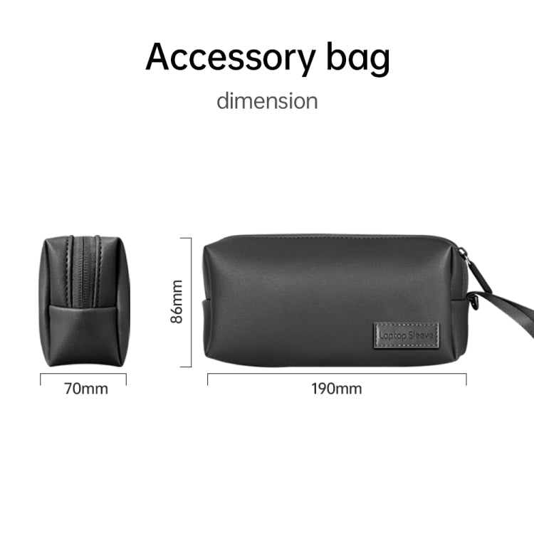 Frendorf | Für 15.4/15.6/16.1 Zoll Briefumschlag Halter Laptop Sleeve Tasche mit Zubehör Tasche (Braun)