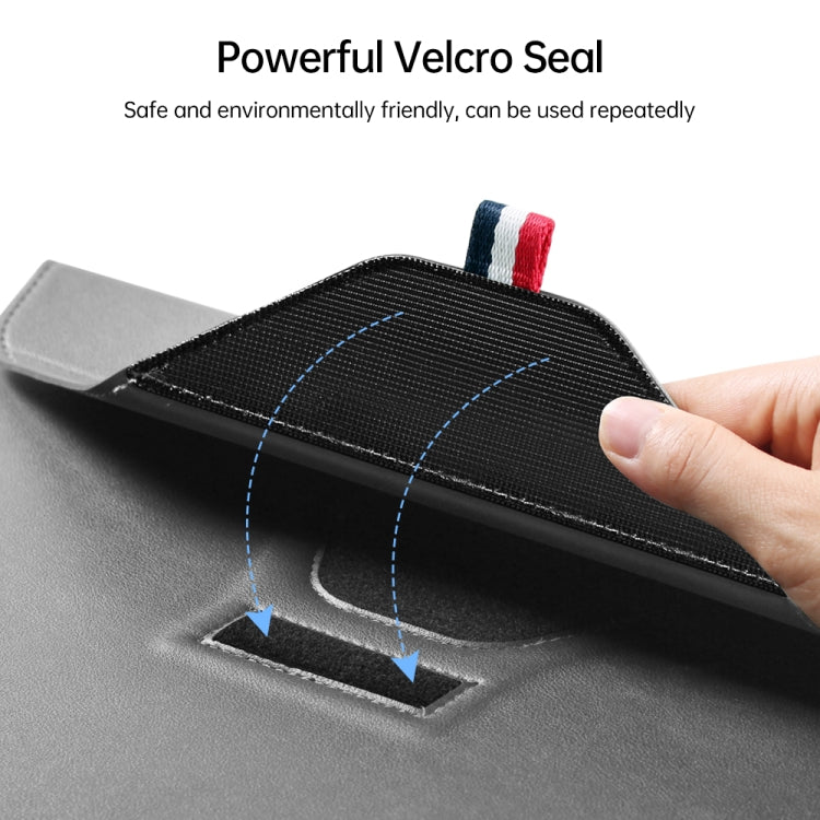 Frendorf | Für 15.4/15.6/16.1 Zoll Briefumschlag Halter Laptop Sleeve Tasche mit Zubehör Tasche (Braun)