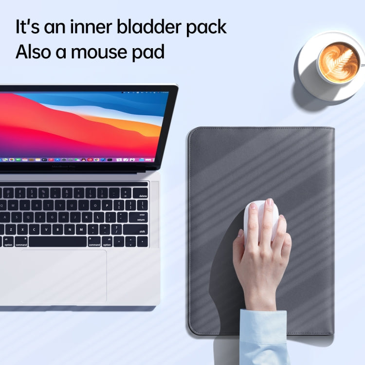 Frendorf | Für 15.4/15.6/16.1 Zoll Briefumschlag Halter Laptop Sleeve Tasche mit Zubehör Tasche (Braun)