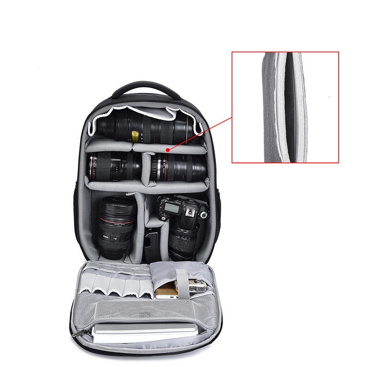 Frendorf | CADeN W9 Reis Lens Pouch Bag Drone Camera Backpack Bag(Zwart)