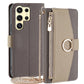 Frendorf | Für Samsung Galaxy S24 Ultra 5G Crossbody Litchi-Textur-Leder-Handyhülle(Grau)