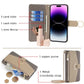 Frendorf | Für Samsung Galaxy S24 Ultra 5G Crossbody Litchi-Textur-Leder-Handyhülle(Grau)