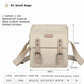 Frendorf | Cwatcun N1 Retro Multifunctionele Canvas Waterdichte Digitale Camera Fotografie Tas, Size: 18 x 12,5 x 21cm Beige