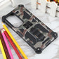 Frendorf | Für Samsung Galaxy S24 Ultra 5G Camouflage Armor Kickstand TPU + PC Magnetische Telefonhülle (Armeegrün)