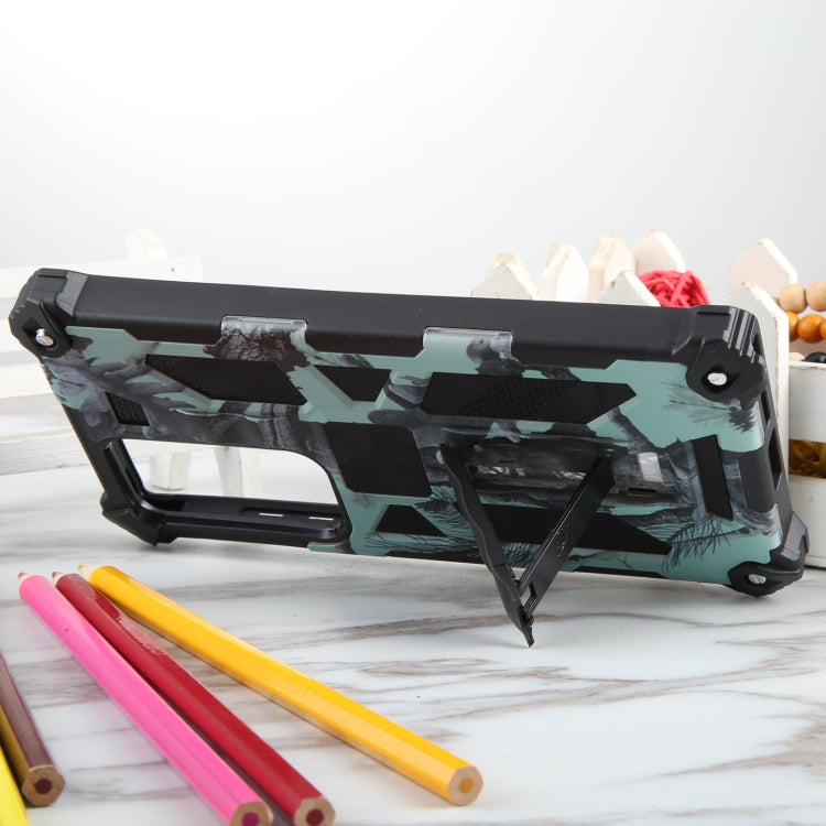 Frendorf | Für Samsung Galaxy S24 Ultra 5G Camouflage Armor Kickstand TPU + PC Magnetische Handyhülle (Mintgrün)