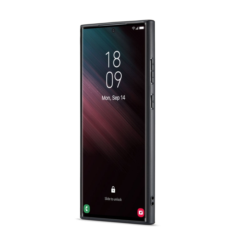 Frendorf | Für Samsung Galaxy S24 Ultra 5G Fierre Shann Ledertextur Handy Rückabdeckung (Ox Tendon Schwarz)