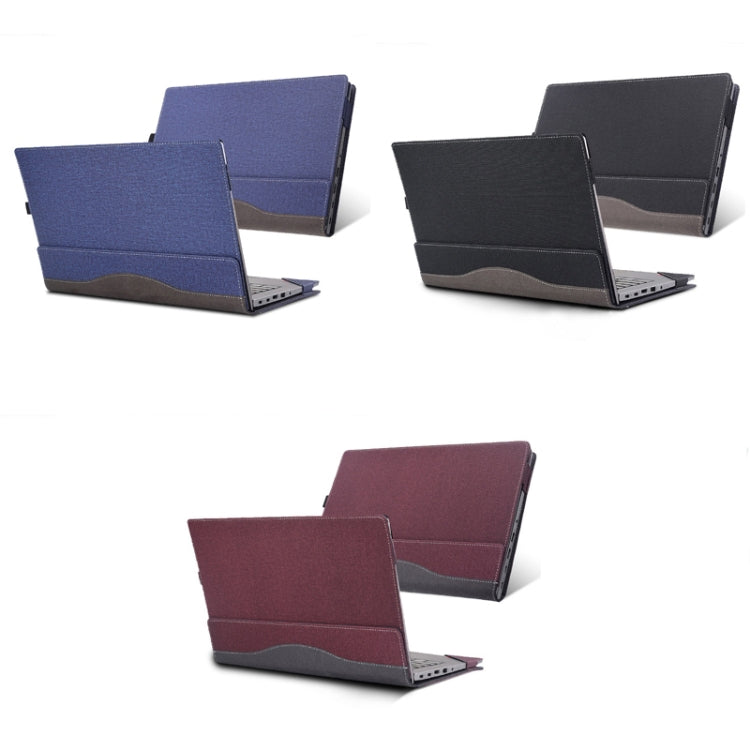 Frendorf | Für Lenovo ThinkPad T14 / T14s Gen 3 14 2022 Laptop Leder stoßfeste Schutzhülle (Dunkelblau)