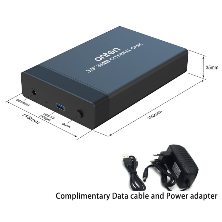 Frendorf | Onten UHD3 3.5 Zoll USB3.0 HDD Externe Festplattengehäuse (UK-Stecker)