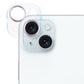 Frendorf | Für iPhone 15 Plus / 15 Gehärtetes Glas CD Textur Rückkamera-Film (Lila)