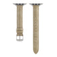 Frendorf | Für Apple Watch SE 2023 40mm Slim Krokodilleder Armbanduhr (Khaki)