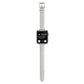 Frendorf | Für Apple Watch SE 2023 40mm Slim Krokodilleder Uhrband (Weiß)