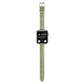 Frerndorf | Für Apple Watch Ultra 2 49mm Schlankes Krokodil-Leder Armband (Hellgrün)