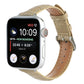 Frendorf | Für Apple Watch SE 2022 40mm Slim Krokodilleder Armband (Khaki)