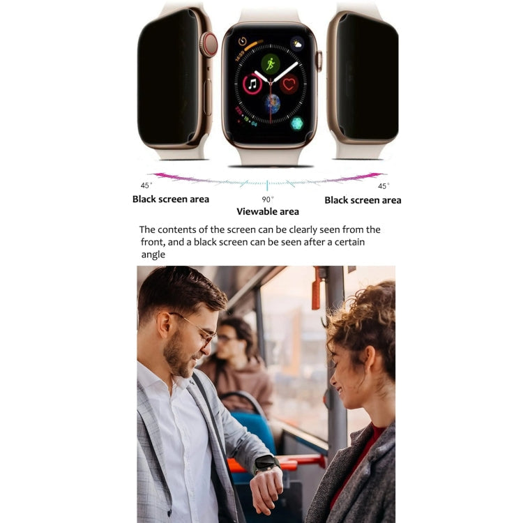 Frendorf | Für Apple Watch 9 / 8 / 7 45mm Anti-Spy-Uhrenschutzfolie