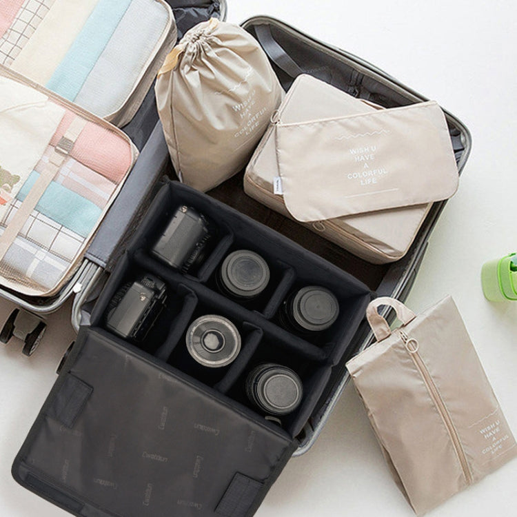 Frendorf | Cwatcun H80 Große Kapazität Faltbare Innentasche für Kameras Fotografie Objektivtasche, Größe: 34,5 x 19 x 26cm L (Schwarz)