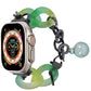 Frerndorf | Für Apple Watch Ultra 49mm Gradient Harz Kette Uhrband (Grün)
