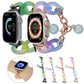 Frendorf | Für Apple Watch Series 4 44mm Gradient Harz Kettenuhrband (Lila)