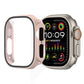 Frerndorf | Für Apple Watch Ultra 2 / Ultra 49mm Malerei PC Hybrid Gehärtete Folie Integrierte Uhrengehäuse (Roségold)