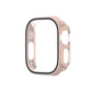 Frerndorf | Für Apple Watch Ultra 2 / Ultra 49mm Malerei PC Hybrid Gehärtete Folie Integrierte Uhrengehäuse (Roségold)