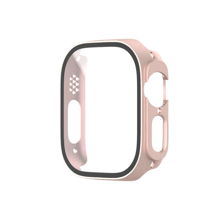 Frerndorf | Für Apple Watch Ultra 2 / Ultra 49mm Malerei PC Hybrid Gehärtete Folie Integrierte Uhrengehäuse (Roségold)