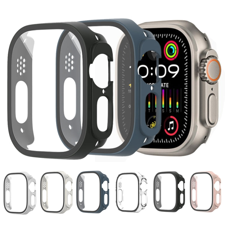 Frerndorf | Für Apple Watch Ultra 2 / Ultra 49mm Malerei PC Hybrid Gehärtete Folie Integrierte Uhrengehäuse (Roségold)