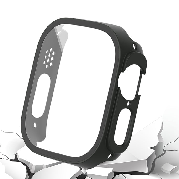 Frerndorf | Für Apple Watch Ultra 2 / Ultra 49mm Malerei PC Hybrid Gehärtete Folie Integrierte Uhrengehäuse (Roségold)