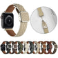 Frendorf | Für Apple Watch Series 6 44mm Rhombus-Muster Magnetische Quadratschnalle Leder Uhrenarmband (Rot)