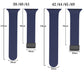 Frendorf | Für Apple Watch Series 7 41mm Kohlefaser Magnetische Schwarze Schnalle Uhr Band (Königsblau Hellblau)