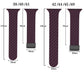 Frendorf | Für Apple Watch SE 44mm Carbonfaser Magnet Schwarz Schnalle Uhrband (Lila Grün)