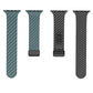 Frendorf | Für Apple Watch Series 5 44mm Kohlefaser Magnet Schwarz Schnalle Uhrband (Dunkelgrün Schwarz)