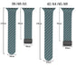 Frendorf | Für Apple Watch Series 5 44mm Kohlefaser Magnet Schwarz Schnalle Uhrband (Dunkelgrün Schwarz)