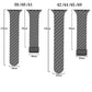 Frendorf | Für Apple Watch Series 3 42mm Carbonfaser Magnet Schwarz Schnalle Uhrband (Räumlich Grau Orange)