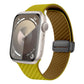 Frendorf | Für Apple Watch Series 2 38mm Kohlefaser Magnet schwarze Schnalle Armband (Olive Braun)