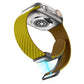 Frendorf | Für Apple Watch Series 2 38mm Kohlefaser Magnet schwarze Schnalle Armband (Olive Braun)