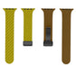 Frendorf | Für Apple Watch Series 2 38mm Kohlefaser Magnet schwarze Schnalle Armband (Olive Braun)