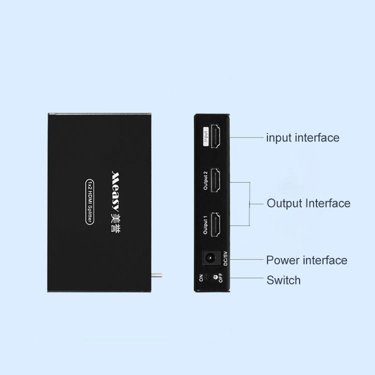Frendorf | Measy SPH102 1 bis 2 HDMI 1080P Simultananzeige Splitter (EU Stecker)